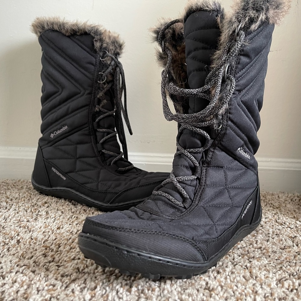COLUMBIA MINX MID III WOMENS BOOTS FUR LACE